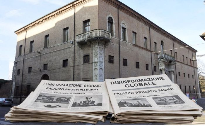 La mancata trasparenza e la mancata comunicazione fanno di Palazzo Prosperi Sacrati un caso globale di Disinformatia